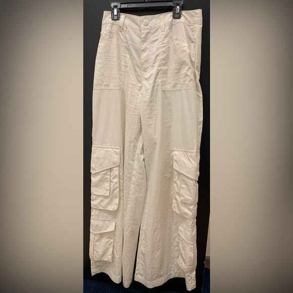 Forever 21 Cream Wide Leg Pants - Picture 1 of 7